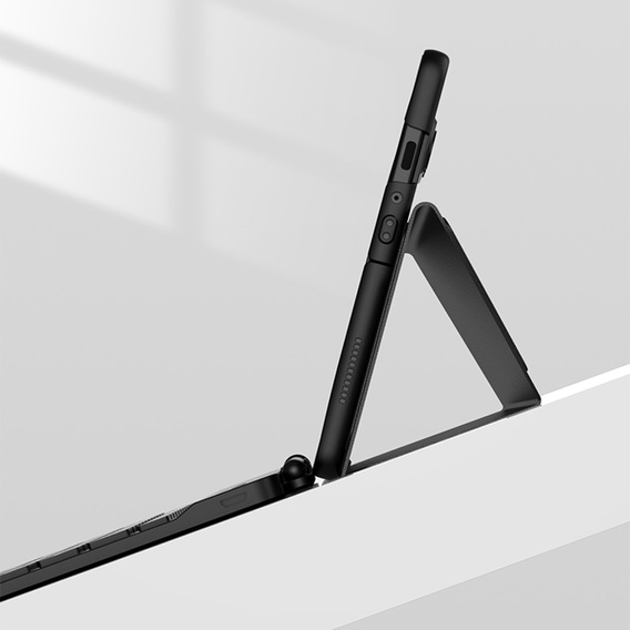 Puzdro + klávesnica Samsung Galaxy Z Fold4 5G, Carbon Fiber, čierne