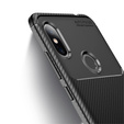 Obal na mobil pre Xiaomi Redmi Note 6 Pro, Carbon Gel, čierne