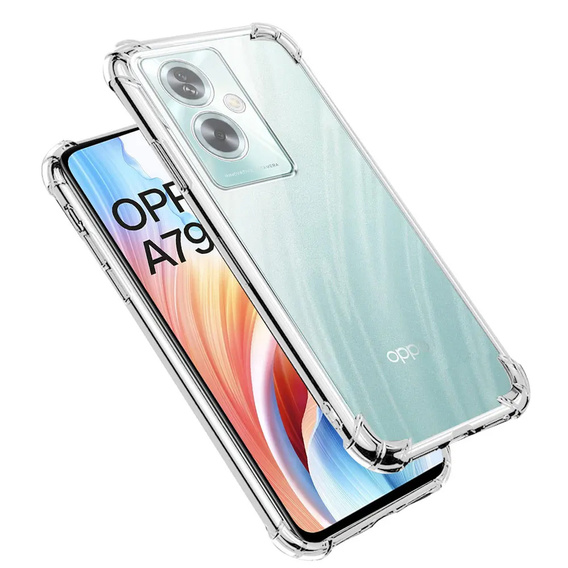 Obal na mobil pre Oppo A79 5G, Dropproof, priehľadné