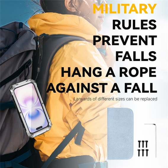 Puzdro R-JUST s podstavcom a integrovaným sklom pre iPhone 17