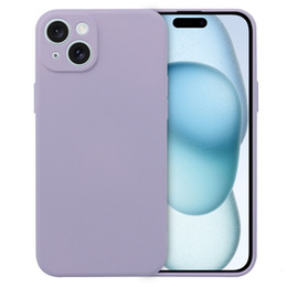 Obal na mobil pre iPhone 15 Plus, Silicone Lite, fialové