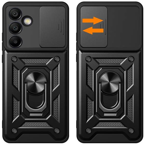Obal na mobil pre Samsung Galaxy S24 FE, CamShield Slide, čierne