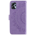 Klapkové puzdro pre Motorola Moto G13 / G23, Mandala Flower, fialové