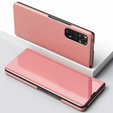 Obal na mobil pre Xiaomi Redmi Note 11 / 11S, Clear View, ružové rose gold