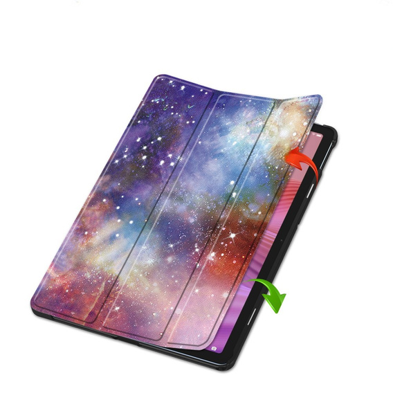 Puzdro pre Lenovo Tab TB311FU, Smartcase, galaxy