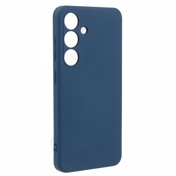 Obal na mobil pre Samsung Galaxy S24+ Plus, Silicone Lite, modré