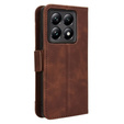 Klapkové puzdro pre Xiaomi 14T, Card Slot, hnedé