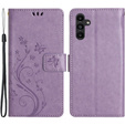 Klapkové puzdro pre Samsung Galaxy A14 4G/5G, Mandala Flower, fialové