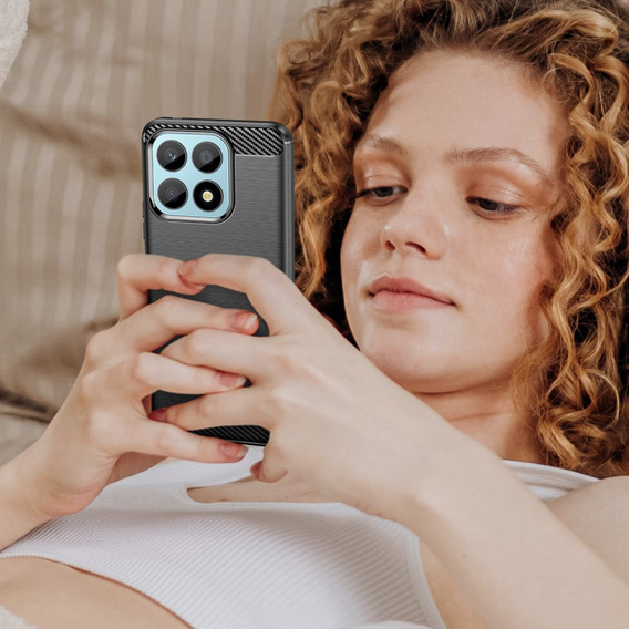 Obal na mobil pre Honor X8a 5G, Carbon, čierne
