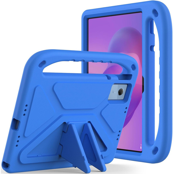 Detské puzdro pre Lenovo Tab M11, detské puzdro s rukoväťou, čierne