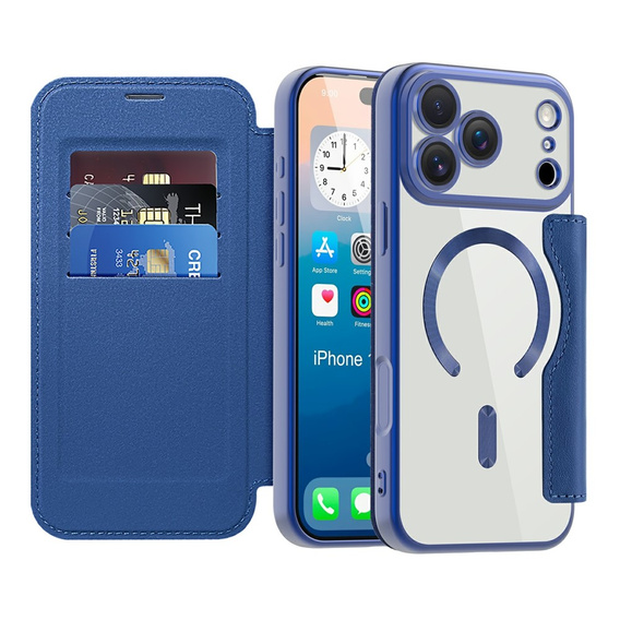Flipové puzdro RFID Wallet MagSafe s ochranou fotoaparátu pre iPhone 17 Pro Max