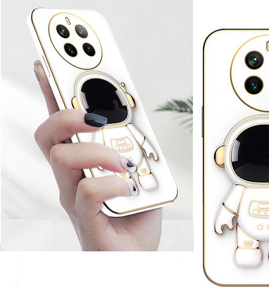 Obal na mobil pre Realme 12 Pro 5G / 12 Pro+ 5G, Astronaut, biele
