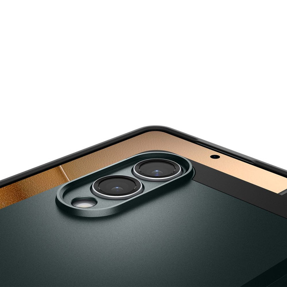 Puzdro Spigen pre Samsung Galaxy A36 5G, Tough Armor Mag MagSafe, čierne + tvrdené sklo 9H
