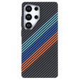 Puzdro pre Samsung Galaxy S25 Ultra, Carbon Fiber MagSafe, tmavomodré