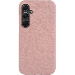 Kožené puzdro pre Samsung Galaxy A54, Genuine Leather, ružové