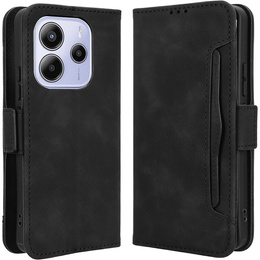 Klapkové puzdro pre Xiaomi Redmi Note 14 4G, Card Slot, čierne