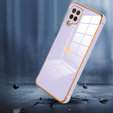 Obal na mobil pre Samsung Galaxy A12 / M12 / A12 2021, Electro heart, fialové