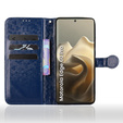 Flipové puzdro pre Motorola Edge 60 Pro, Wallet Rhombus, modré