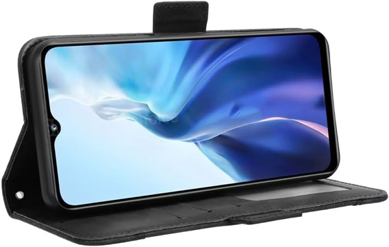 Klapkové puzdro pre Realme Note 70T 4G, Card Slot, čierne