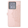 Klapkové puzdro pre Xiaomi 13T / 13T Pro, Mandala, ružové rose gold