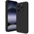 Obal na mobil pre Xiaomi Redmi Note 14 4G, Silicone Lite, čierne