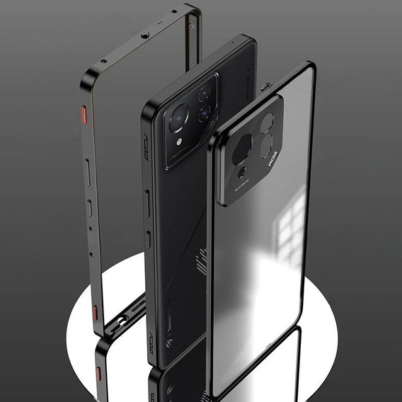 Puzdro pre ASUS ROG Phone 8 Pro, Frame Case, čierne