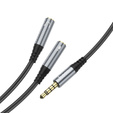 Hoco UPA21 2-v-1 AUX audio kábel – rozbočovač 3,5 mm jack