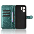 Klapkové puzdro pre Oppo Reno 14F, Wallet Rhombus, zelené