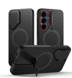 Puzdro Suritch Shockproof s podstavcom a MagSafe pre Samsung Galaxy S25 FE