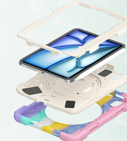 Puzdro pre Samsung Galaxy Tab A9+ X210 / X215 / X216B, pancierované ochranné, farebné