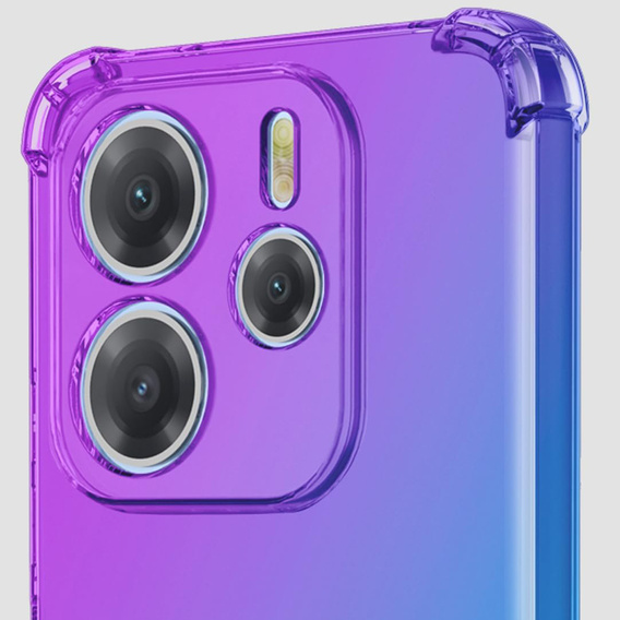 Puzdro pre Xiaomi Redmi Note 14 4G, Gradient Dropproof, Fialová / modrá