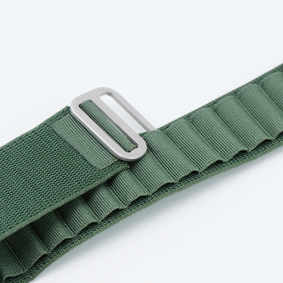 Nylonový remienok pre Apple Watch 1/2/3/4/5/6/7/8/SE/ULTRA 42/44/45/49 mm, zelený