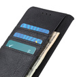KHAZNEH RFID puzdro pre Motorola G85 5G, Litchi Texture, čierne