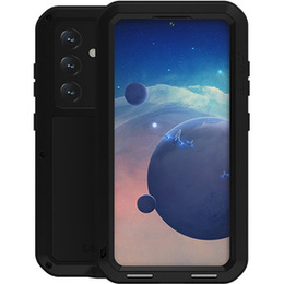 Love Mei Obal na mobil pre Samsung Galaxy S24, armored with glass, čierne