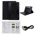 Puzdro + klávesnica Samsung Galaxy Tab S7 T870/T875 / S8, Pen Slot, čierne