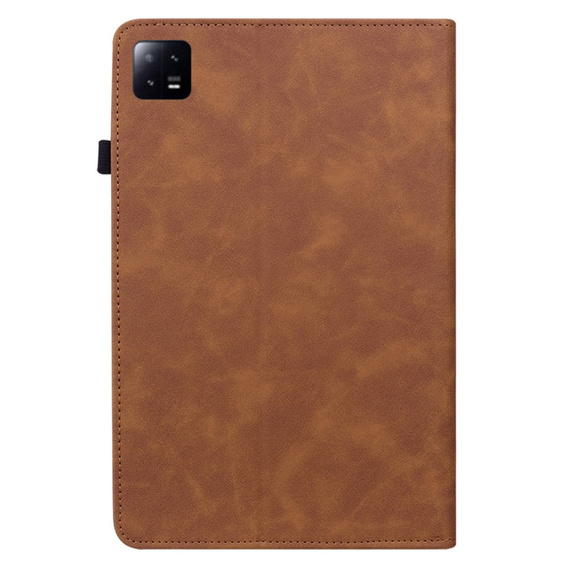 Obal na mobil pre Xiaomi Redmi Pad SE 11", Wallet, hnedé