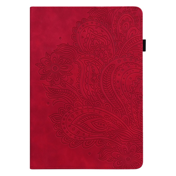 Puzdro s chlopňou pre Xiaomi Redmi Pad SE 11", flower, červené