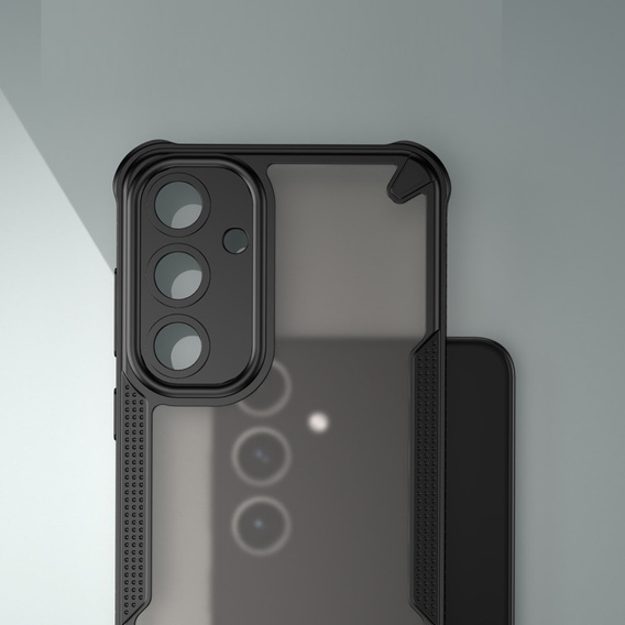 Obal na mobil pre Samsung Galaxy S25+ Plus, Armor Frosted Case, čierne