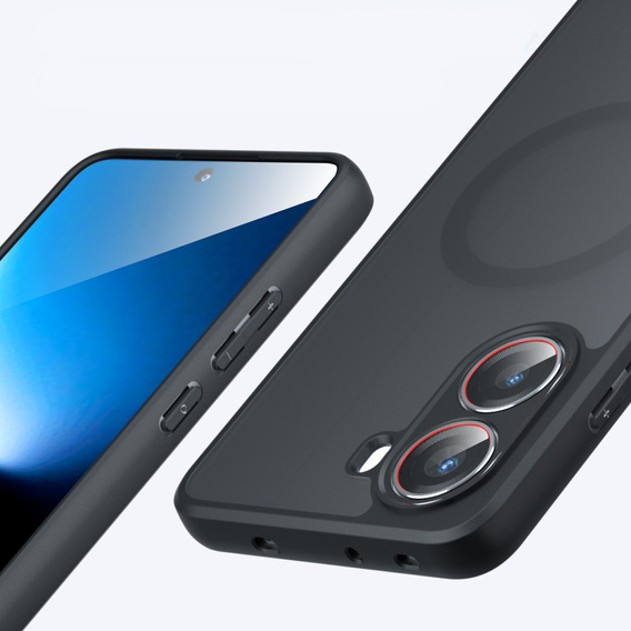 Puzdro pre Xiaomi Poco X7 Pro 5G, pre MagSafe, ERBORD Matt Case, čierny