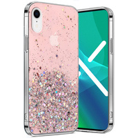 Obal na mobil pre iPhone XR, Glittery, ružové