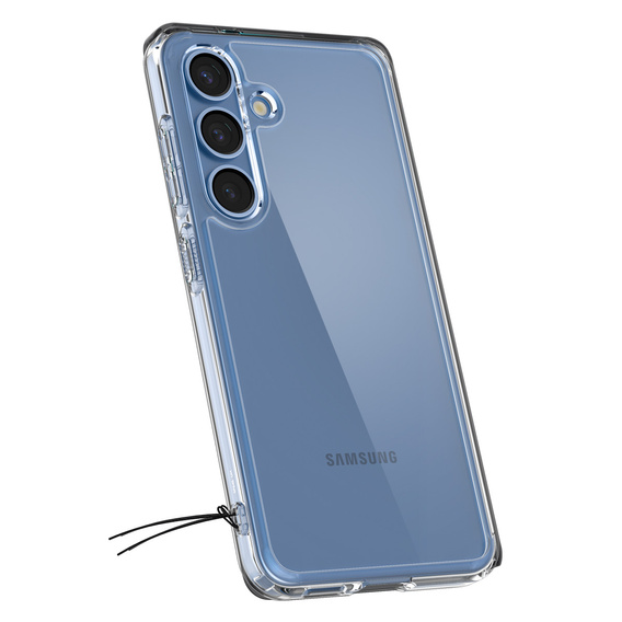 Puzdro Spigen pre Samsung Galaxy S25, Ultra Hybrid, priehľadné + tvrdené sklo 9H