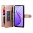 Klapkové puzdro pre Realme 14 Pro+ 5G, Wallet Zipper Pocket, ružové