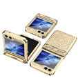 Puzdro pre Samsung Galaxy Z Flip7 FE / Z Flip6, Mechanical Legend, zlaté
