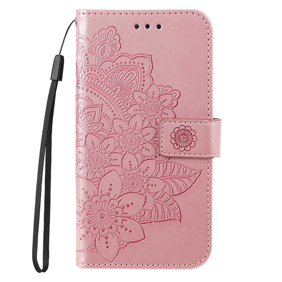 Klapkové puzdro pre Xiaomi Redmi Note 12 4G, Mandala Flower, ružové