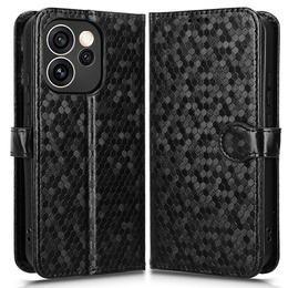 Peňaženka Rhombus flip case pre Oppo Reno 15 FS, čierna