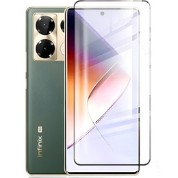3D tvrdené sklo pre Infinix Note 40 Pro, čierny rám