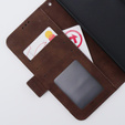 Klapkové puzdro pre Motorola Moto G54 5G, Card Slot, hnedé