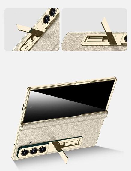 GKK puzdro so sklom a stojanom pre Samsung Galaxy Z Fold7 5G