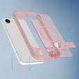Puzdro pre iPhone 16E, Kickstand Matt Case, pre MagSafe, ružové
