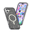 Puzdro pre iPhone 17, pre MagSafe, trblietavé, priesvitné čierne